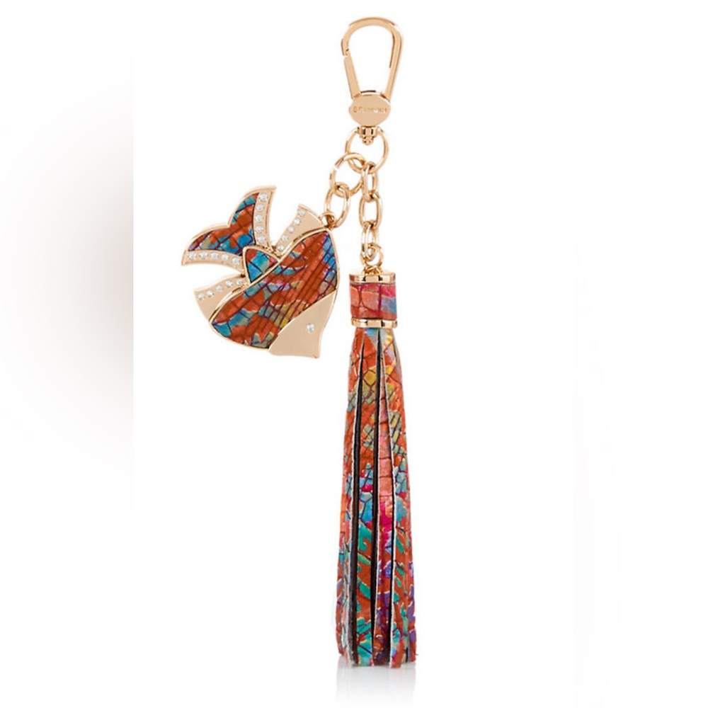 NWT Brahmin Rainbow Fish Tassle